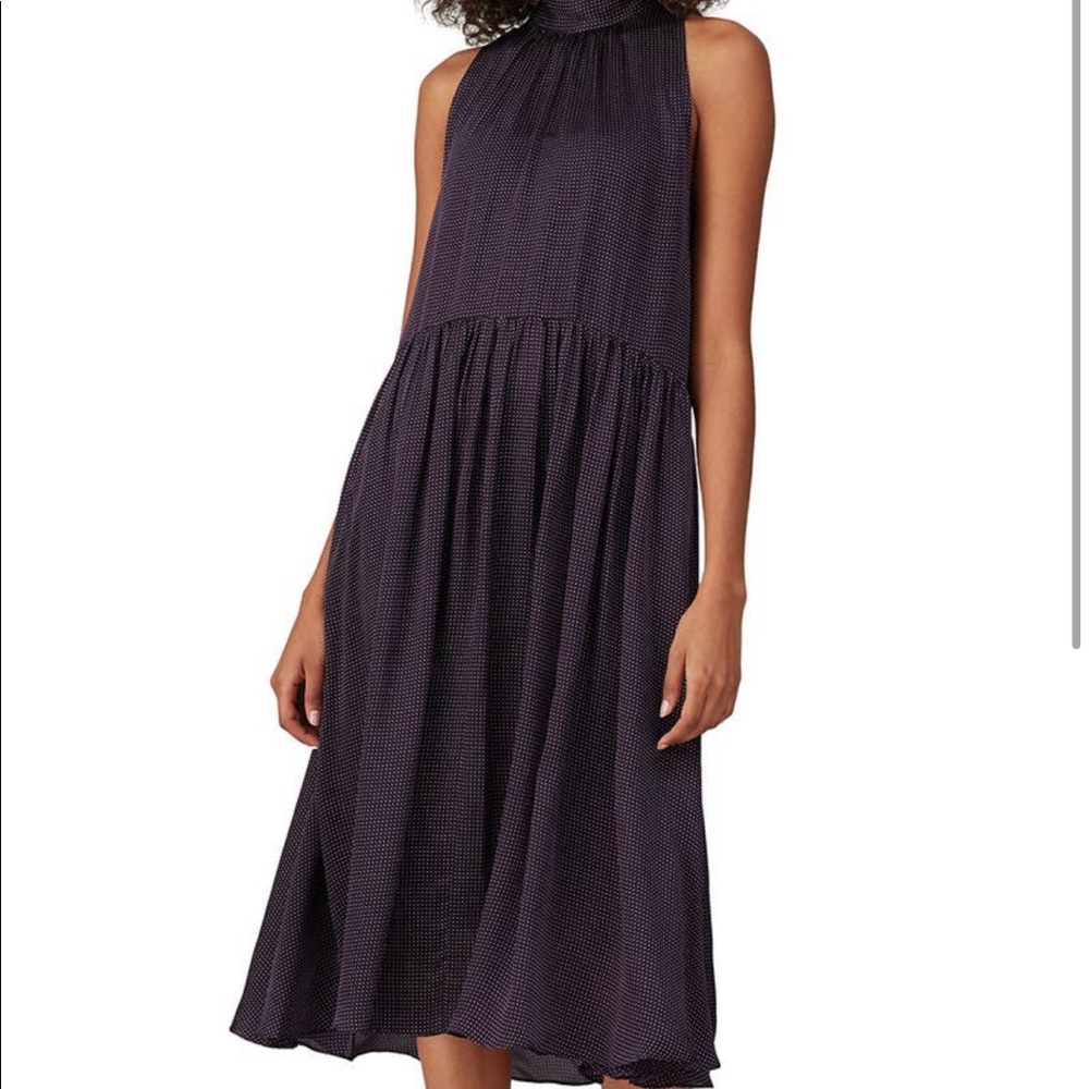 Club Monaco Silk Tie Dress